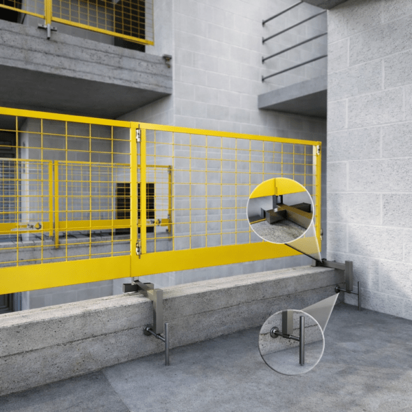 Parapet Clamp Edge Protection Post