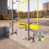Adjustable Side-Mounted Edge Protection Post