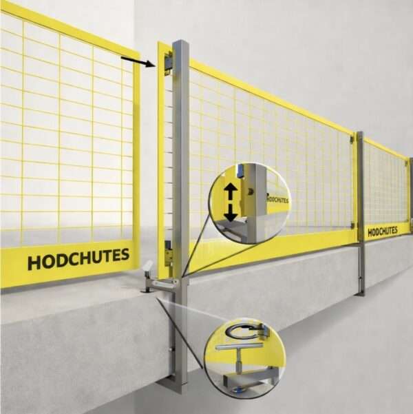 Heavy-Duty Reinforced Parapet Clamp Post