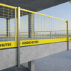 Heavy-Duty Reinforced Parapet Clamp Post